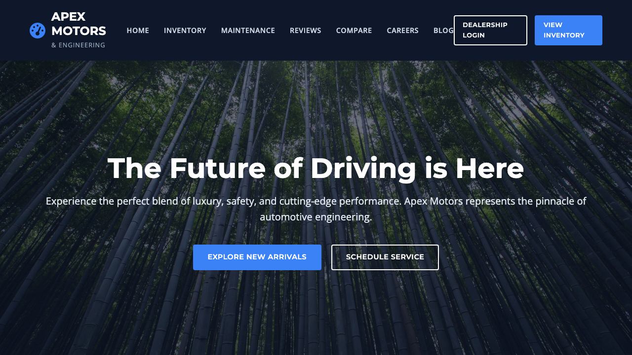 View Automotive page