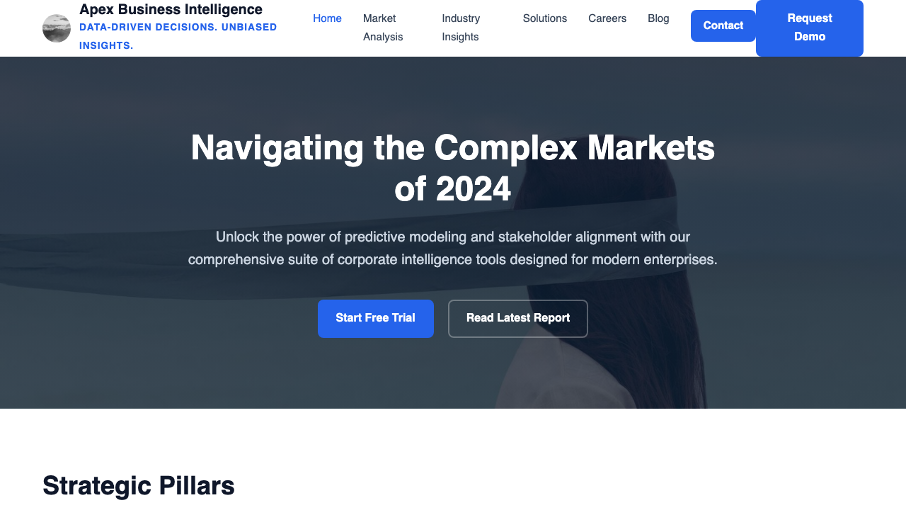 View Business page