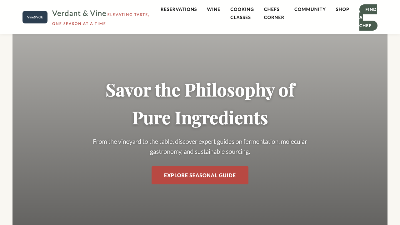 View Food and Drink page