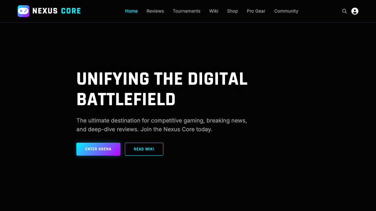 View Gaming page