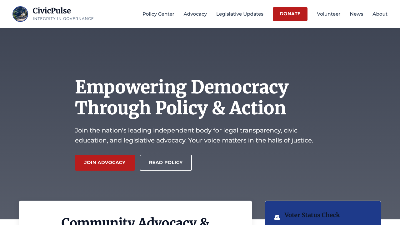 View Law Government and Politics page
