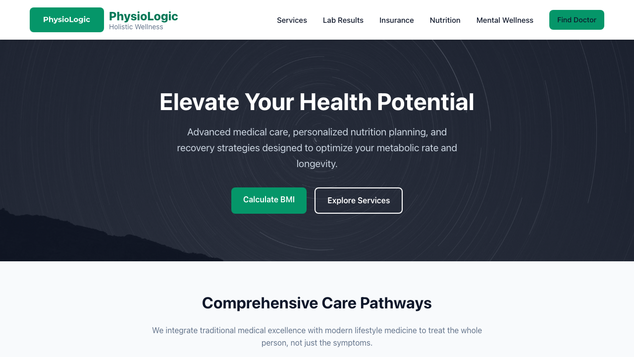 View Health and Fitness page