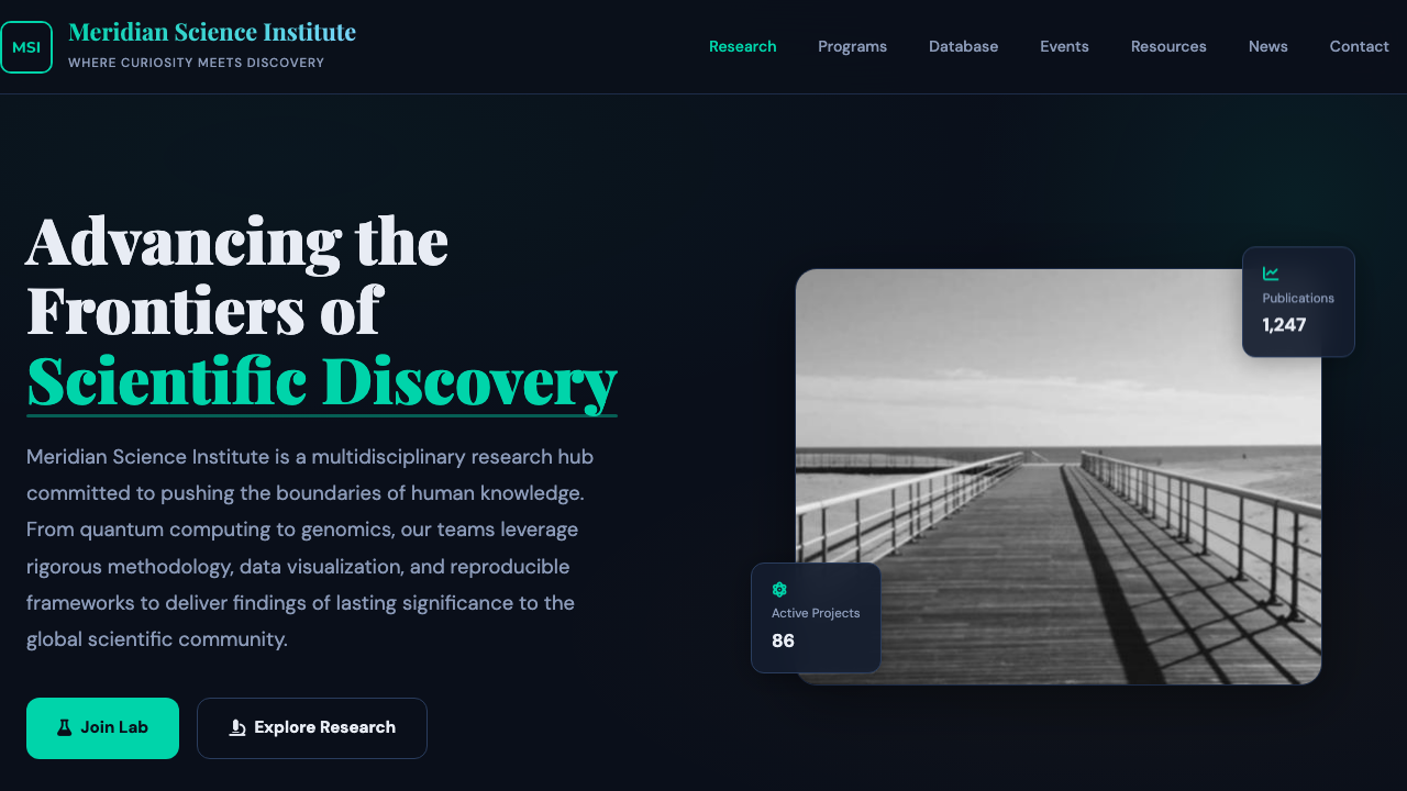 View Science page