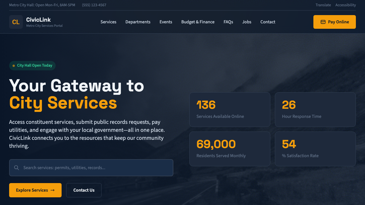 View Government page