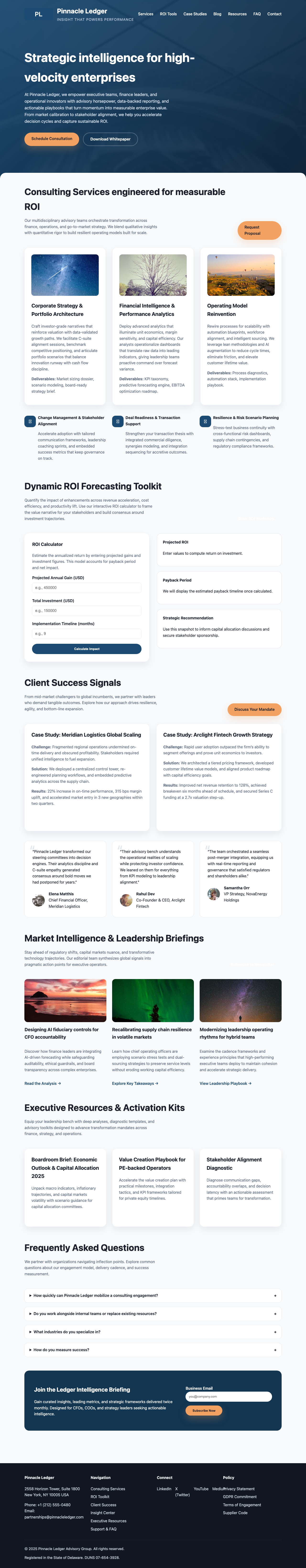 Business page with AIMAC score 2.7 (2 serious violations)