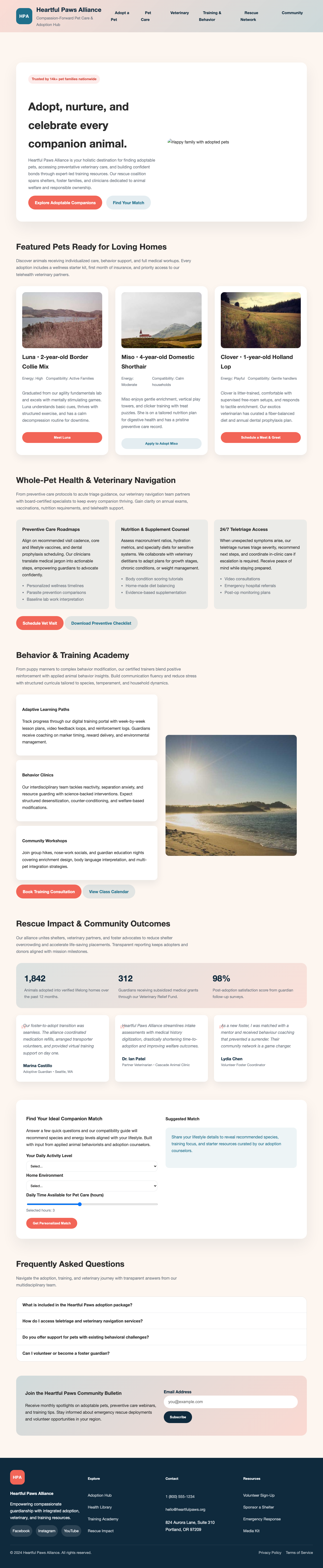 Pets page with AIMAC score 4.9 (21 serious violations)