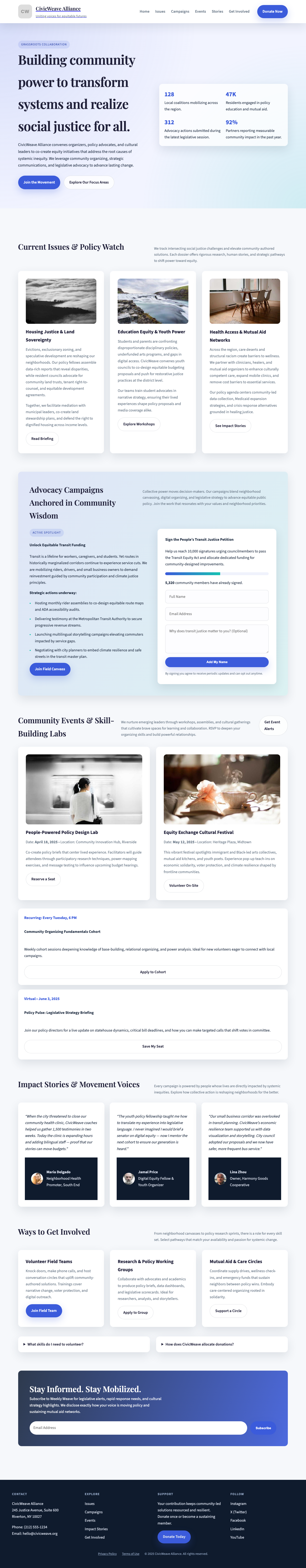 Society page with AIMAC score 5.2 (28 serious violations)