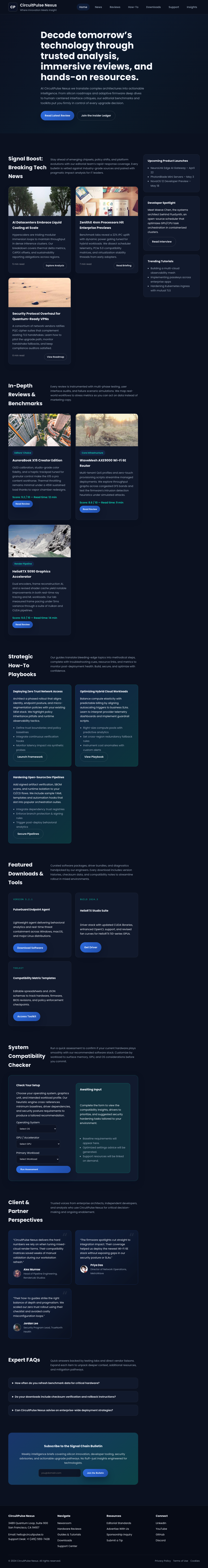 Technology And Computing page with no accessibility violations