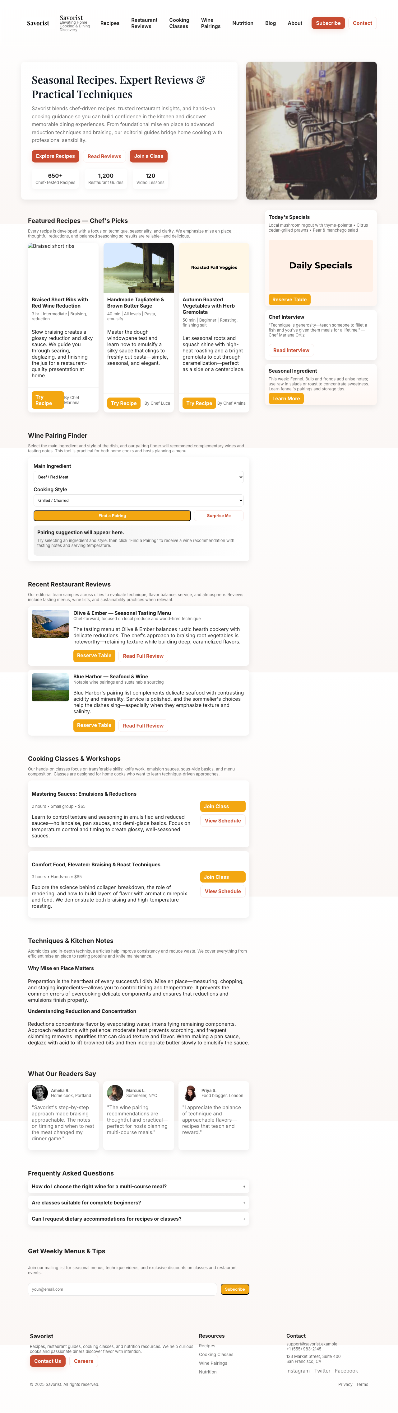 Food And Drink page with AIMAC score 4.3 (11 serious violations)