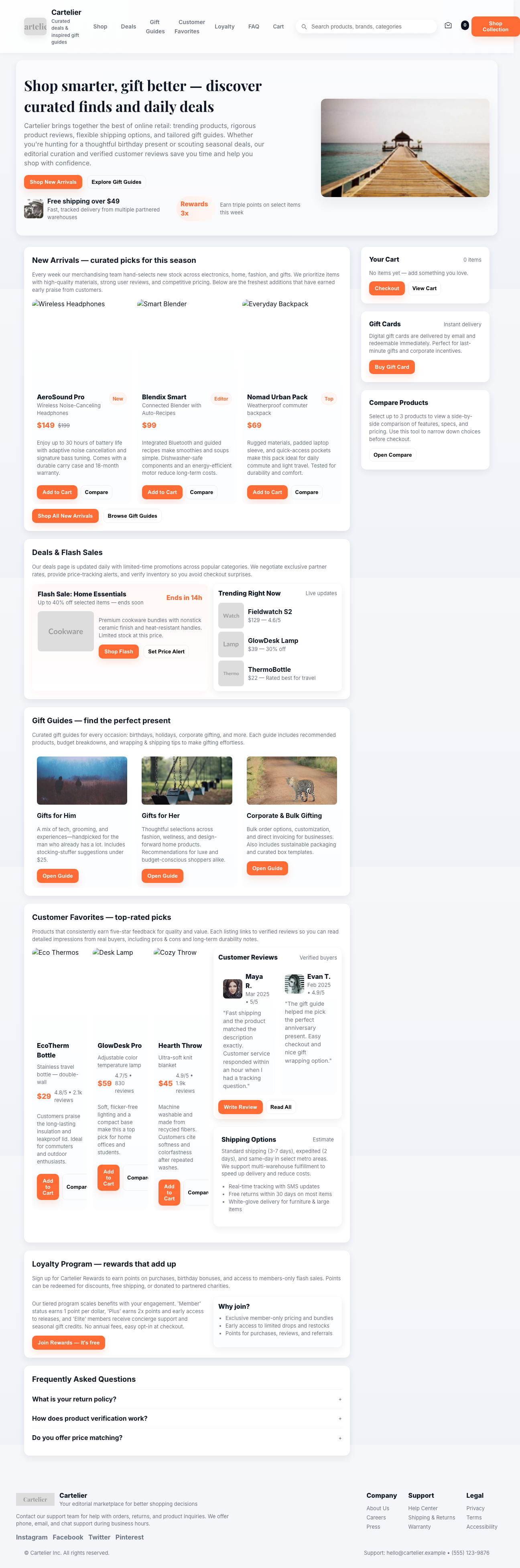 Shopping page with AIMAC score 8.9 (24 serious violations)