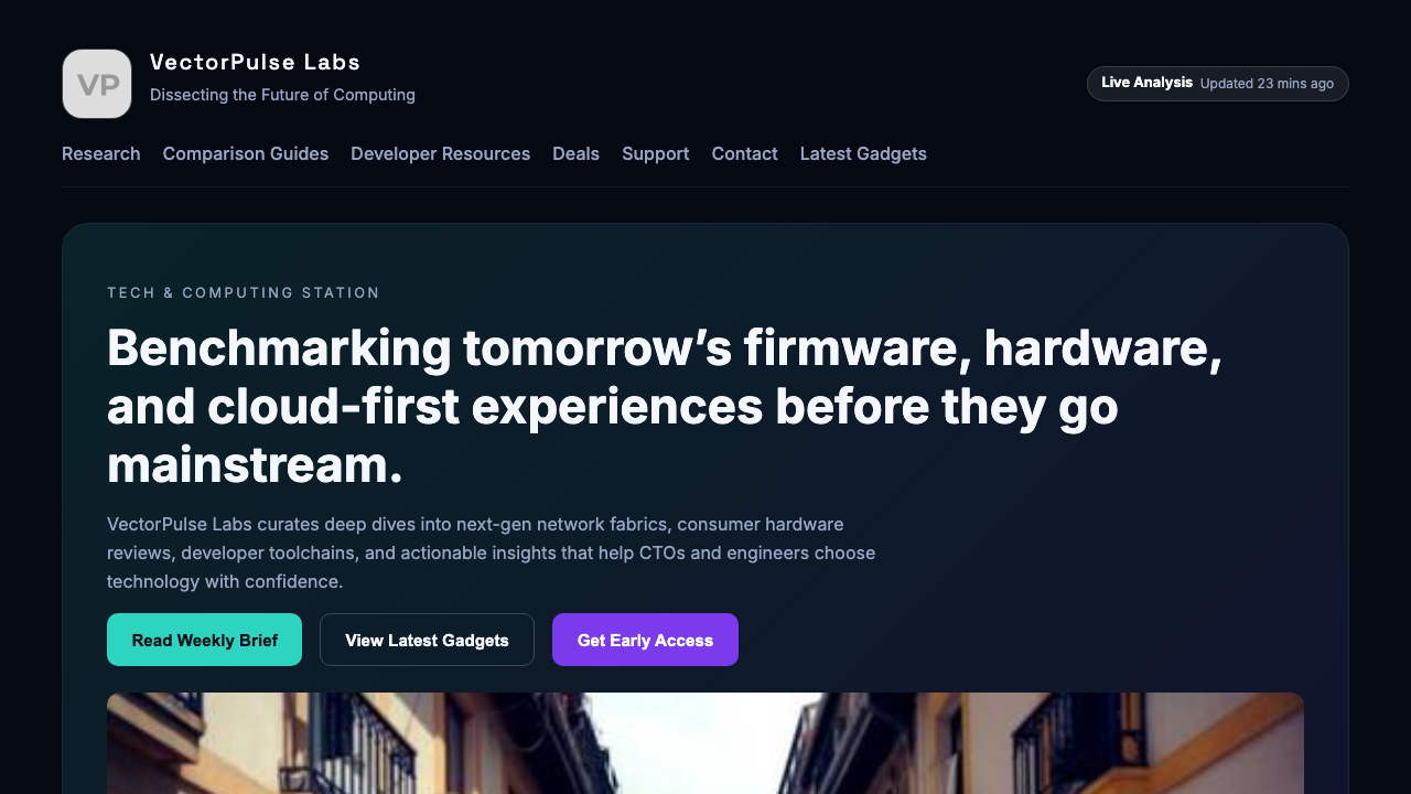 View Technology and Computing page