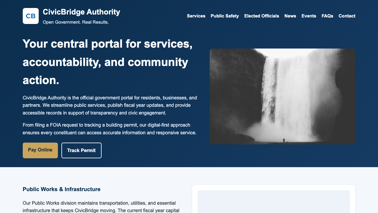 View Government page