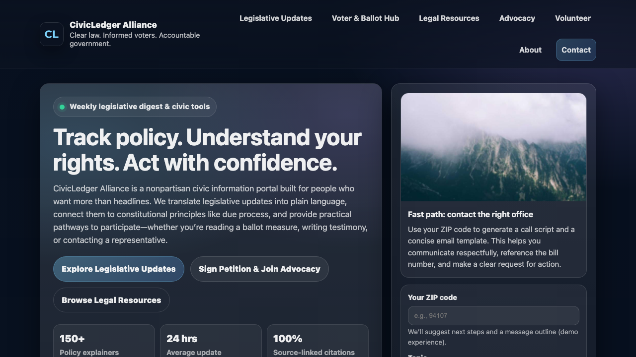 View Law Government and Politics page