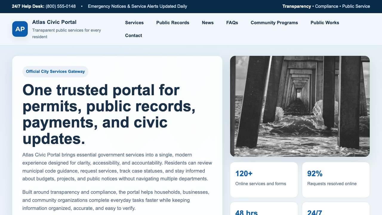 View Government page