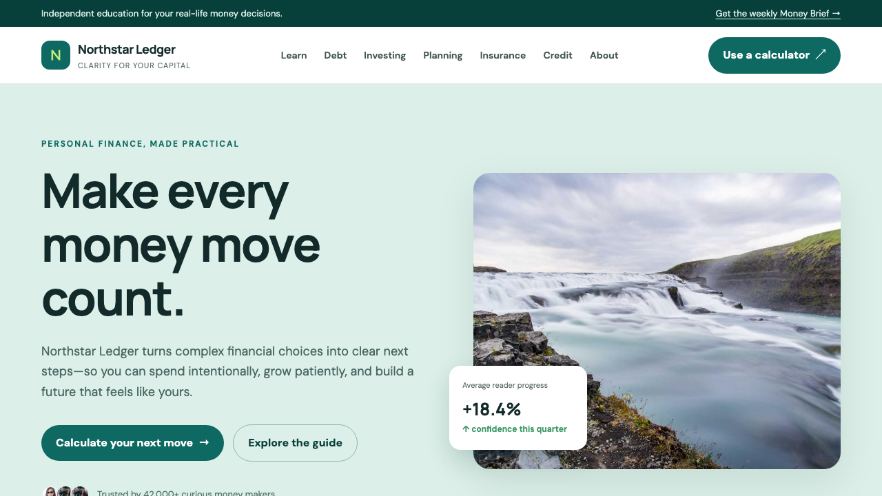 View Personal Finance page