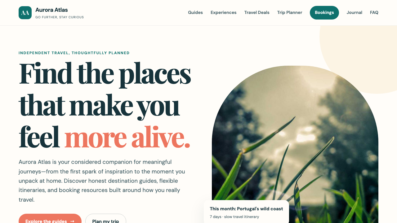 View Travel page