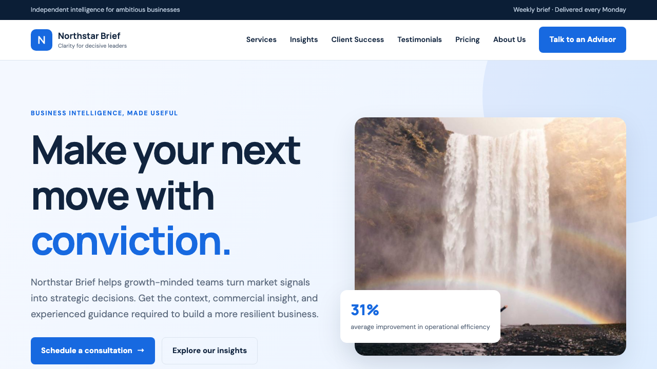 View Business page