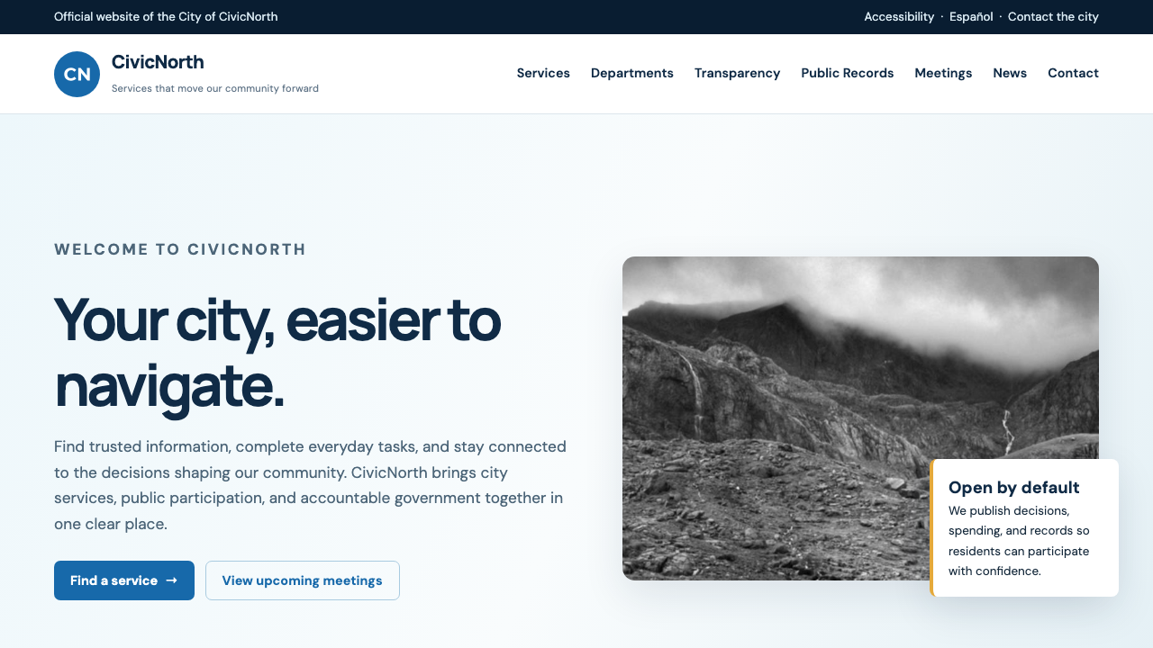 View Government page