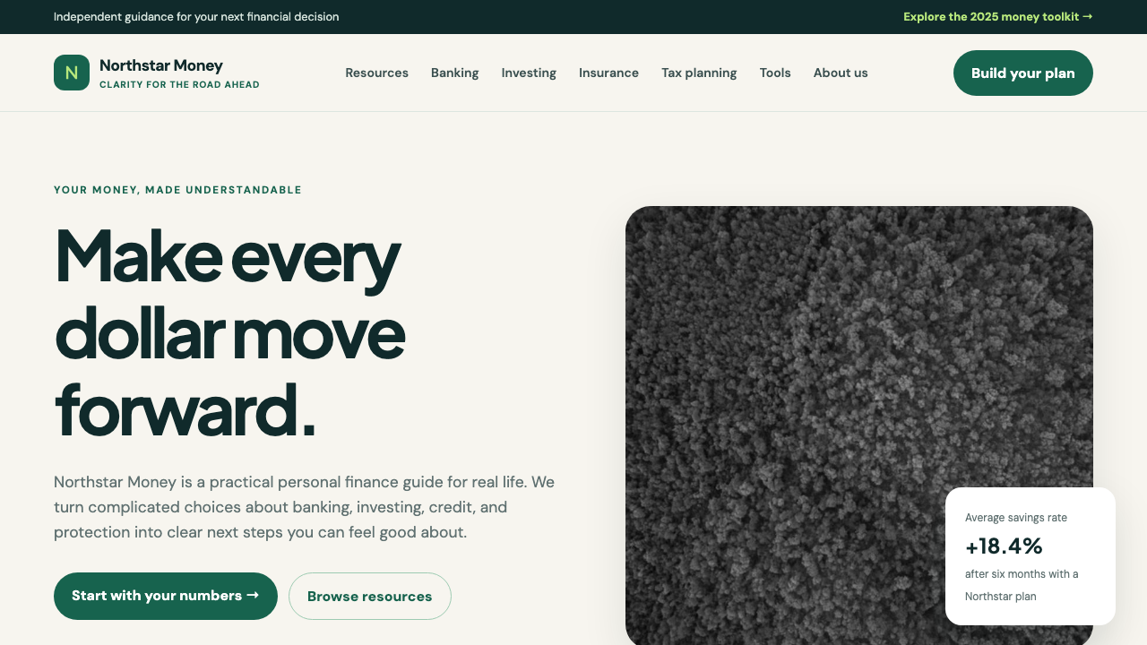 View Personal Finance page