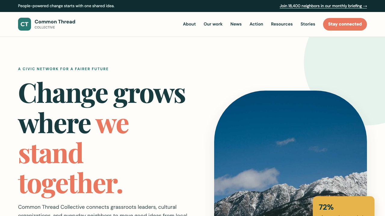 View Society page