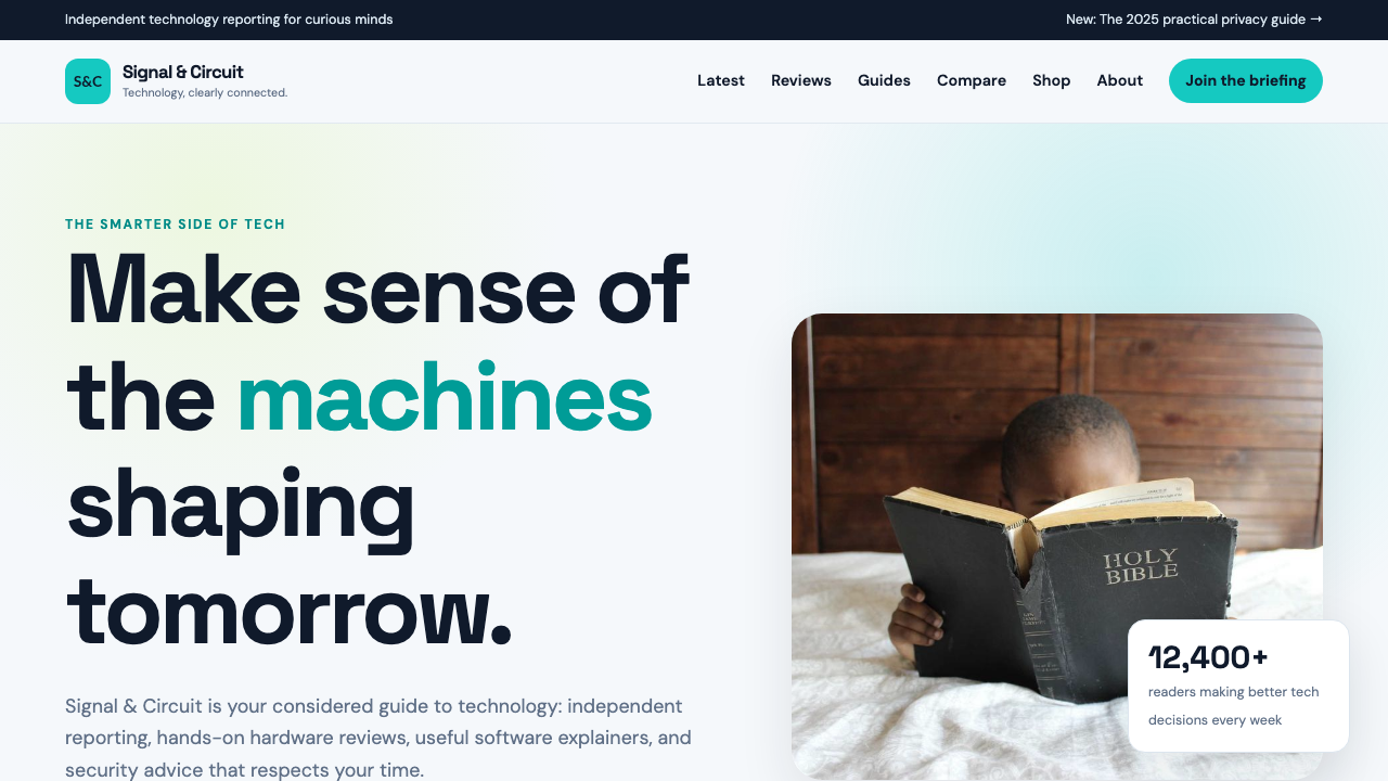 View Technology and Computing page