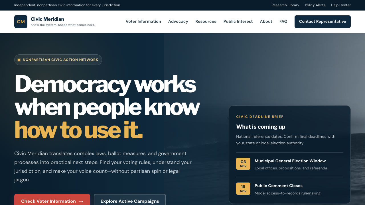 View Law Government and Politics page
