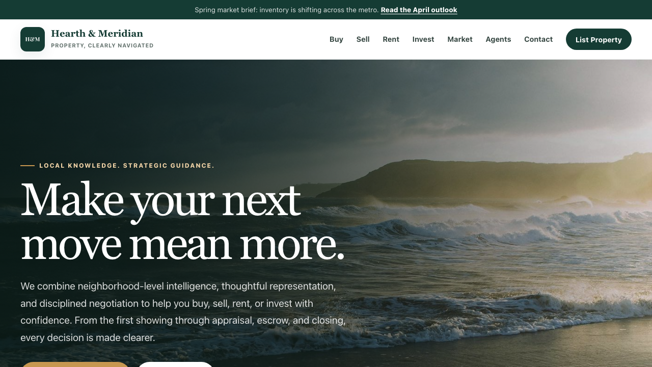 View Real Estate page