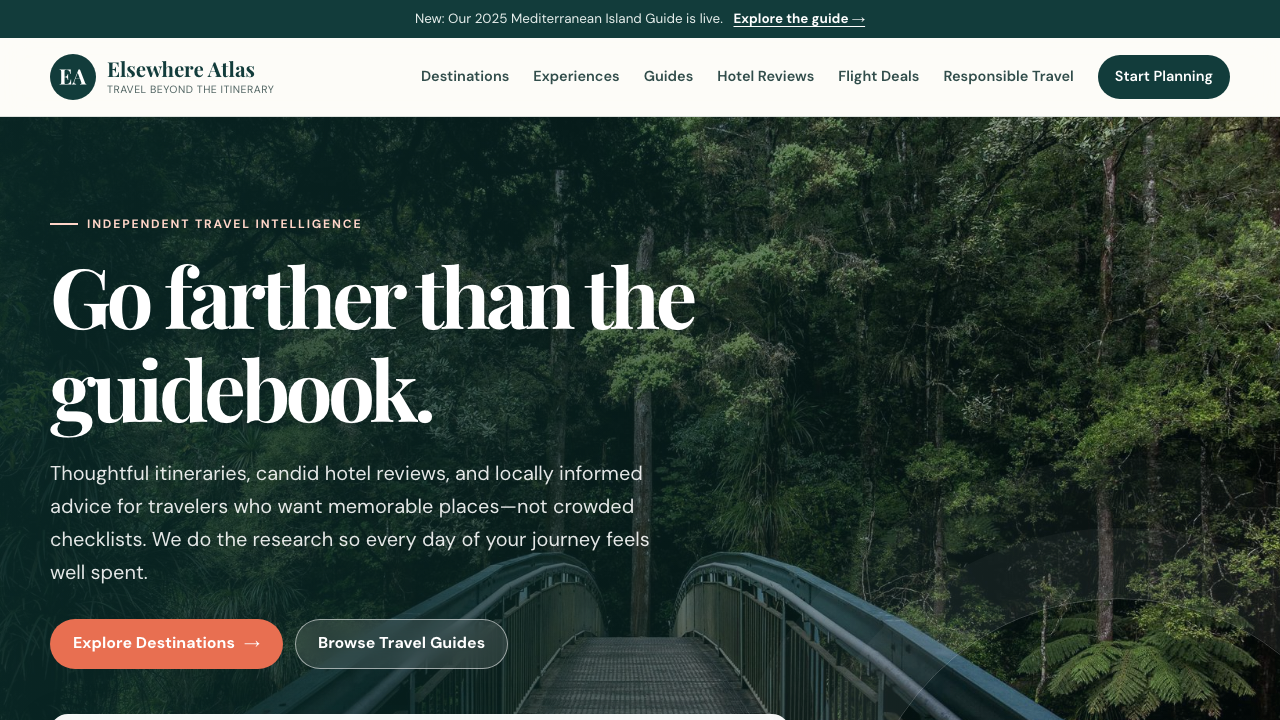 View Travel page
