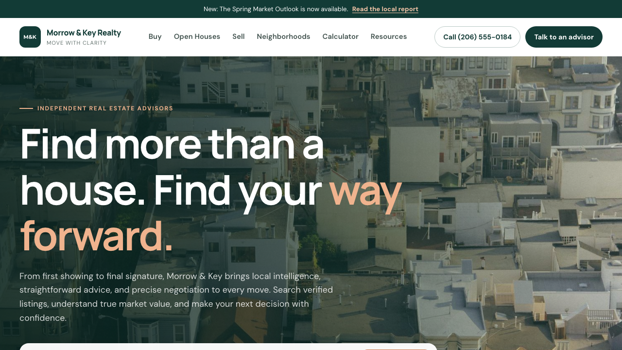 View Real Estate page