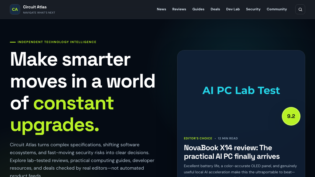 View Technology and Computing page