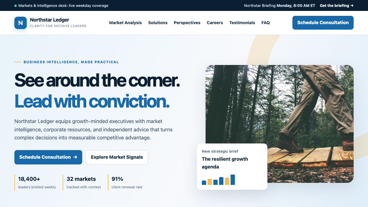 View Business page