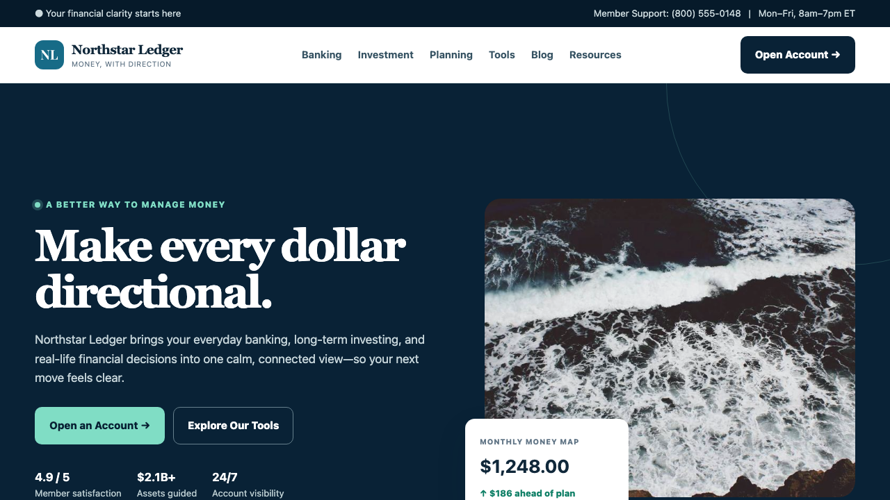 View Personal Finance page
