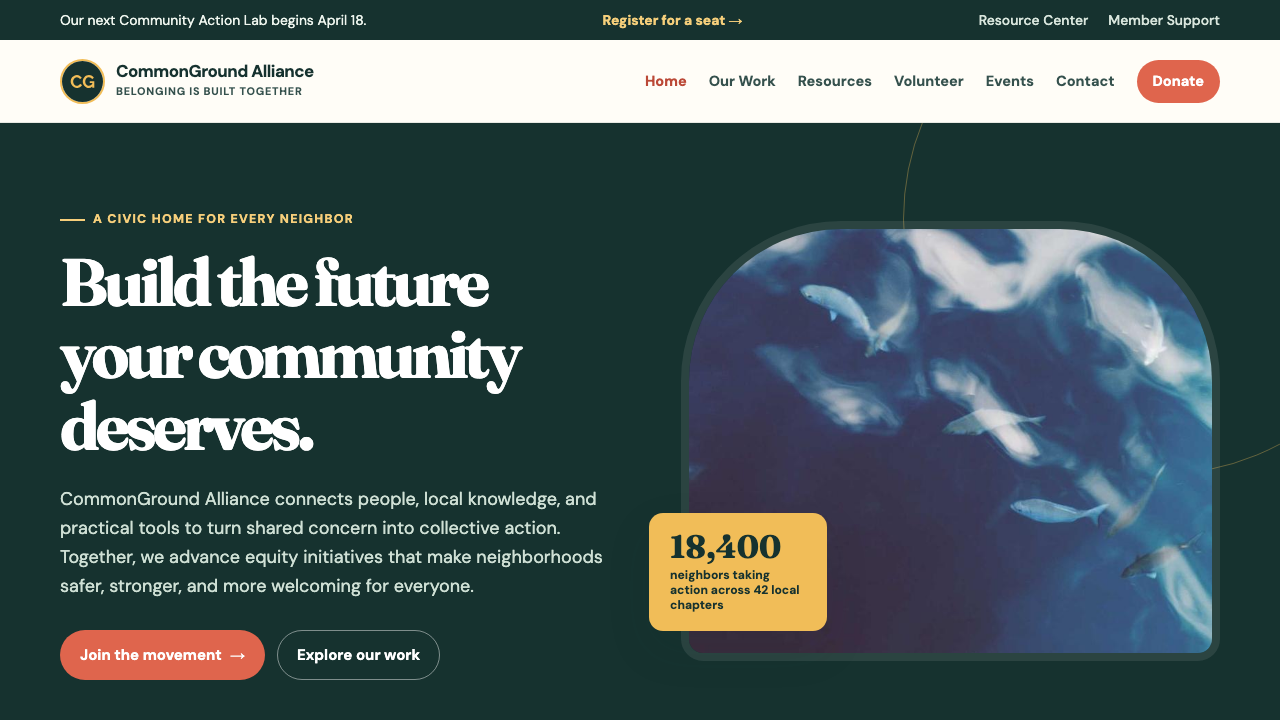 View Society page