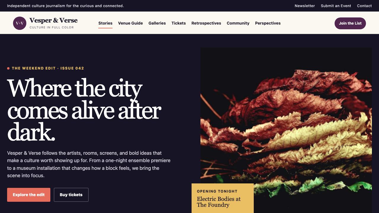 View Arts and Entertainment page