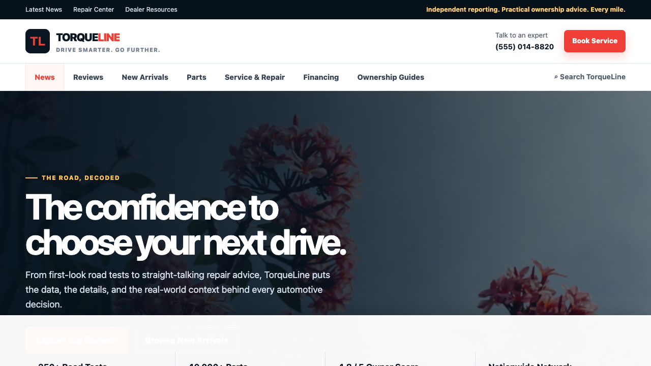 View Automotive page