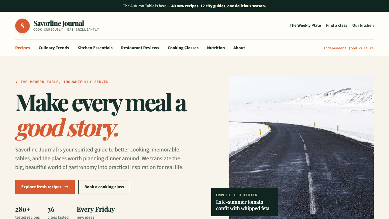 View Food and Drink page