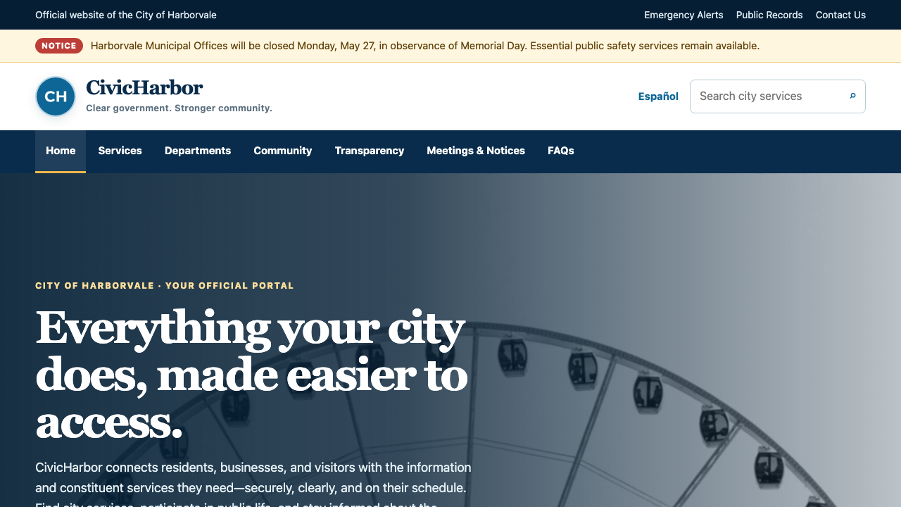 View Government page