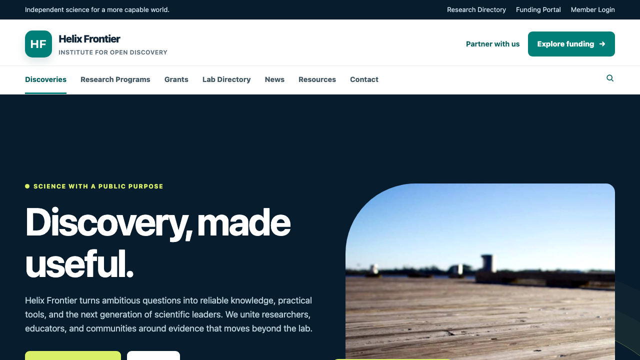 View Science page