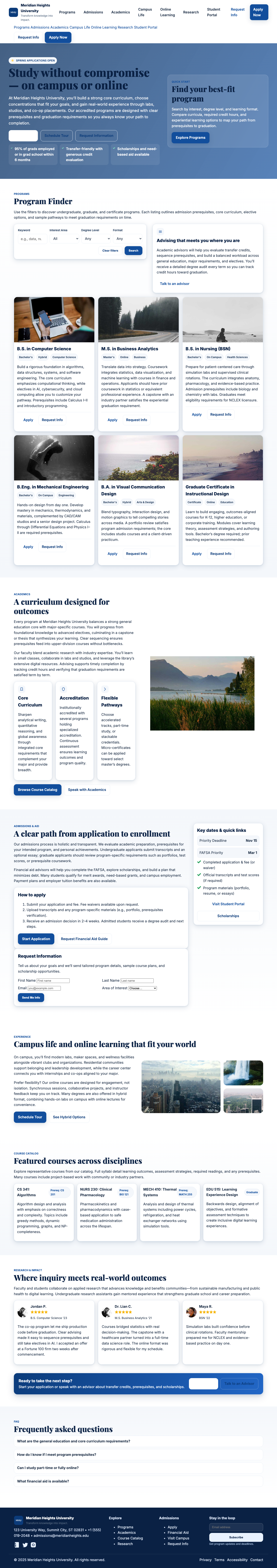 Education page with AIMAC score 2 (1 serious violations)