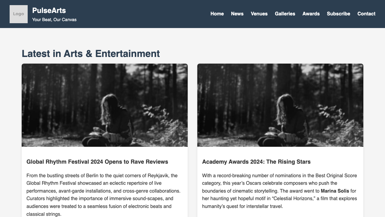 View Arts and Entertainment page