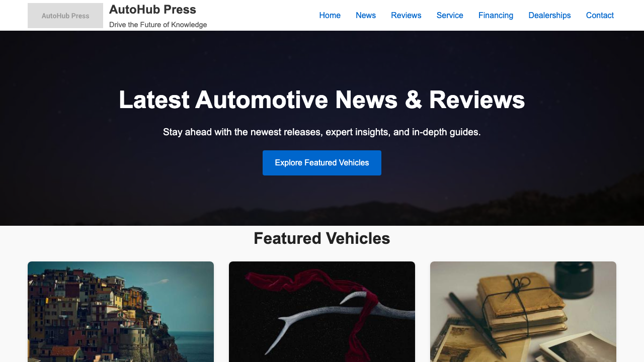 View Automotive page