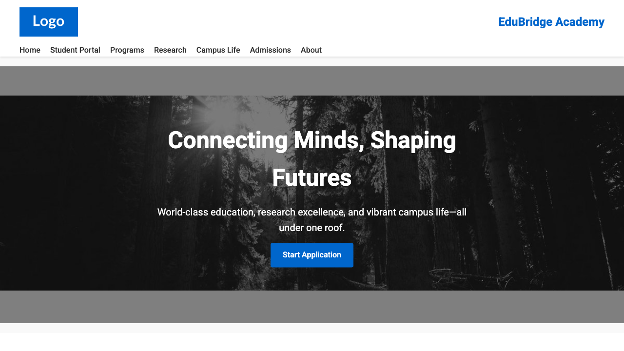 View Education page