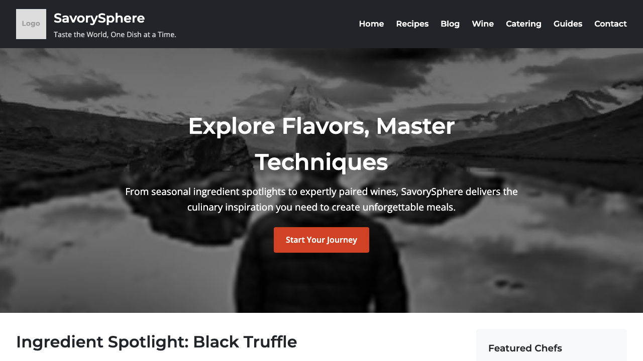 View Food and Drink page