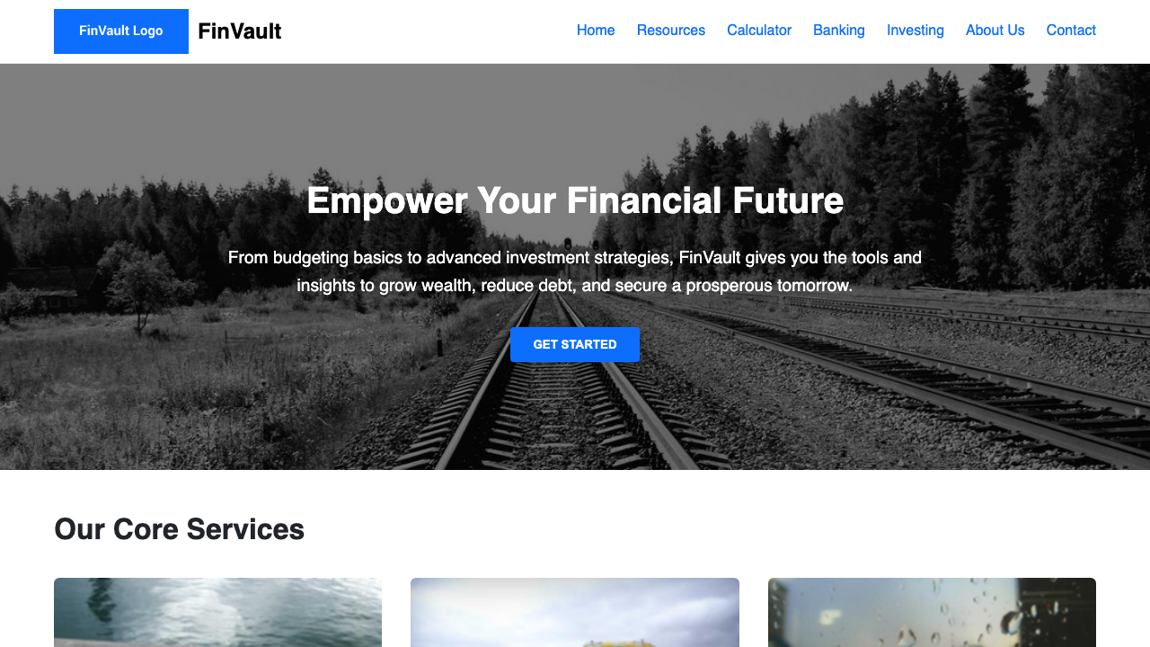 View Personal Finance page