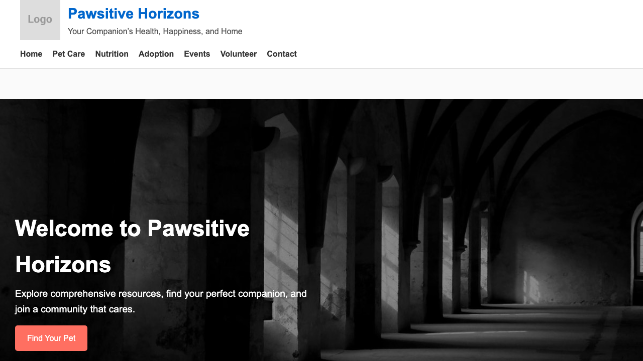 View Pets page