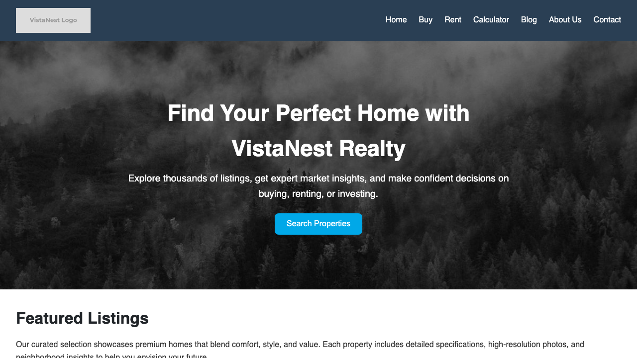 View Real Estate page