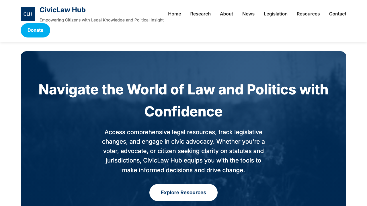 View Law Government and Politics page