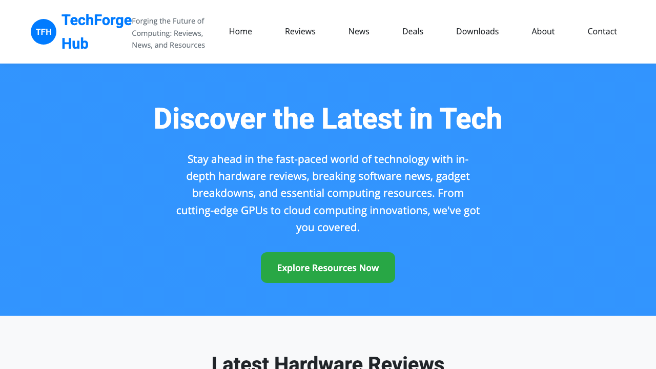 View Technology and Computing page