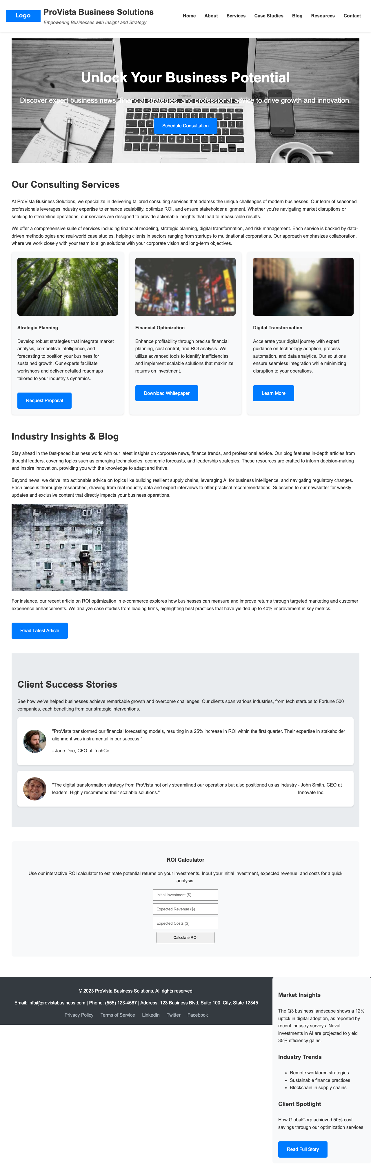 Business page with AIMAC score 3.7 (6 serious violations)