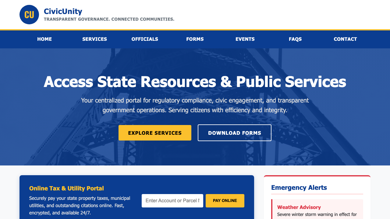 View Government page